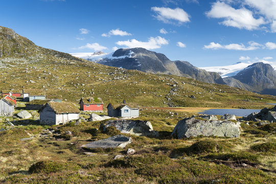 Gebirgslandschaft in Norwegen