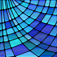 abstract vector stained-glass mosaic background