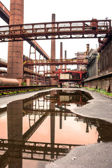 Decommissioned colliery, industrial plant