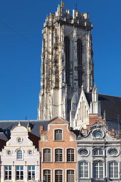 Mechelen Belfry from the Grote Markt
