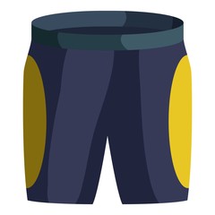 Shorts for cyclist icon. Isometric illustration of shorts vector icon for web design