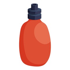 Sports water bottle icon. Isometric illustration of sports water bottle vector icon for web design