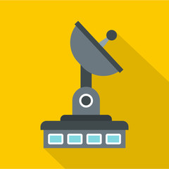 Observatory icon. Flat illustration of observatory vector icon for web