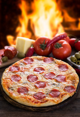 Pizza pepperoni