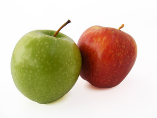 reklam şirketleri için kırmızı ve yeşil elma resimleri