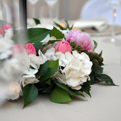 Centrotavola ortensia - matrimonio