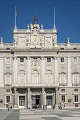 Fototapeta na wymiar Palacio Real de Madrid