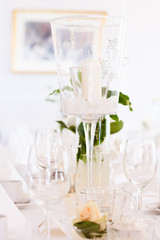 Tischdekoration Hochzeit