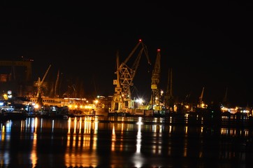 Szczecin nocą © Marzena