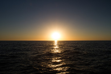 Sea sunset