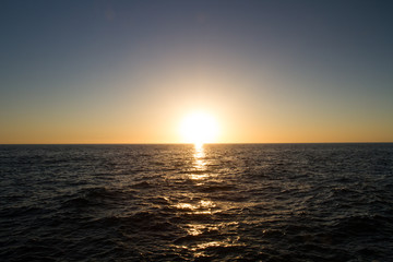 Sea sunset