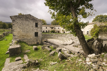 Sepino-Saepinum-Terme,piscine teatro