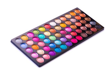 Artist palette isolated on white