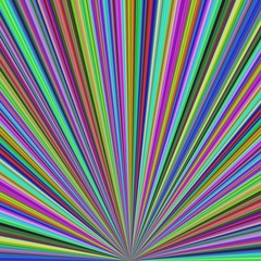 Colorful ray burst background - vector design