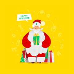 Santa Claus vector illustration.