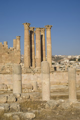 Obraz premium Ruins city of Jerash in Jordan