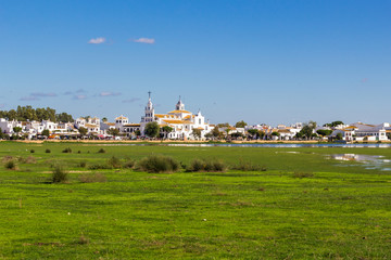 El Rocio small village landscape