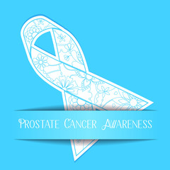 Prostate cancer awareness background