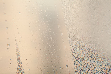 drops on the glass
