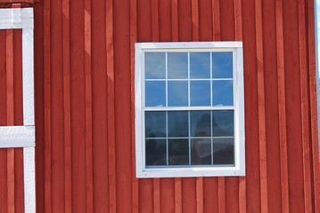 Farming red building red barn
