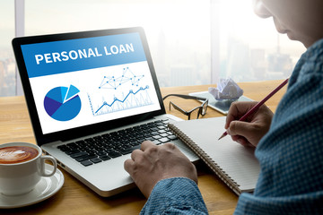 PERSONAL LOAN money with bank employees approve contract