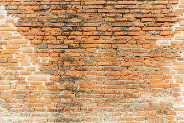 brick wall texture or brick wall background on day noon light fo