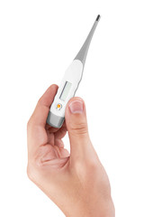 Thermometer in hand