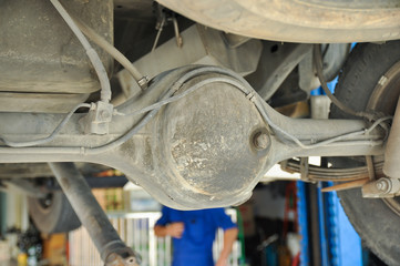 Differential or final gear of the mini truck
