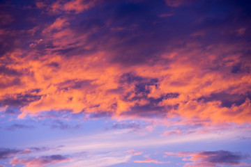 Sunset Sky Background