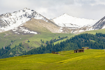 Scenery of Kalajun grassland, Xinjiang