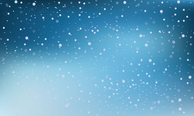 vector background with snowflakes