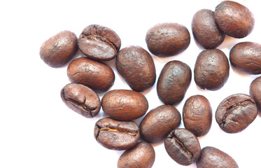 roasted coffee beans, can be used as a background
