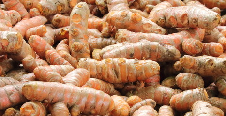 Turmeric for sale at a market