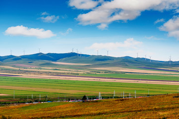 Fototapeta na wymiar image of Inner Mongolia landscape