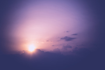 Morning Rising Sun