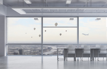 Modern office design . Mixed media