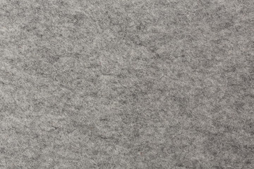 Natural gray felt abstract background.
