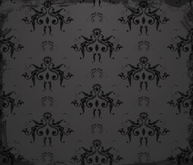 floral ornamental seamless pattern background