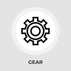 Gear Flat Icon