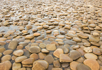 Large stones on the beach, Turkey