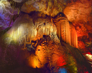 cave with a set of stoloktit