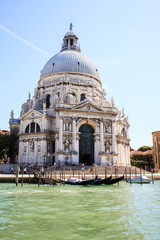 Fototapeta na wymiar View of basilica of St. Mary of Health in Venice, Italy