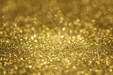 abstract golden glitter background