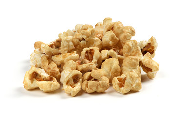 heap of popcorn isolated