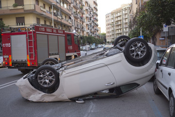 Obraz premium incidente stradale 