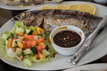 grilled fish-yellow fin