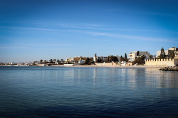 Mediterranean coast of the city of Sousse, Tunisia