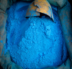Pigmento color azul 
