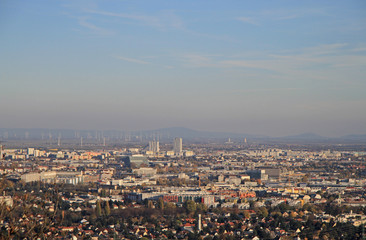 the view of austrian capital Vienna