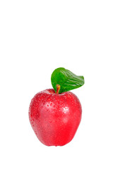 Apple, Red apple isolated on white background with clipping path